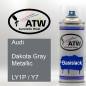 Preview: Audi, Dakota Gray Metallic, LY1P / Y7: 400ml Sprühdose, von ATW Autoteile West.